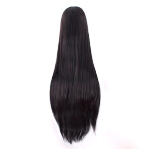 Long black wig