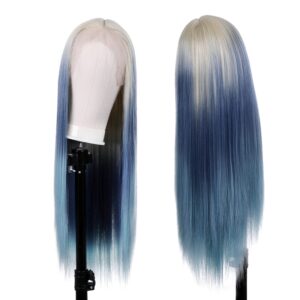 lace front blue wig